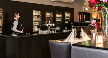 Bar in het restaurant van Fletcher Landgoed Hotel Holthurnsche Hof